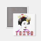 Tokyo Geisha Magnet (Recto/Verso)