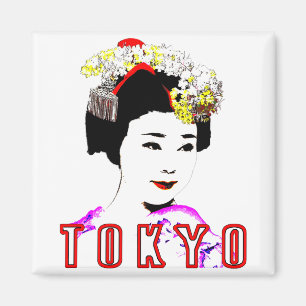 Tokyo Geisha Magnet Magneet