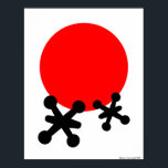 Tokyo Jacks - poster Pop Art<br><div class="desc">On ne pouvait pas s'empêcher de voir la boule rouge comme le soleil levant sur le drapeau japonais. Pour cette affiche, j'ai combiné mon amour du Japon et l'un de mes jeux d'enfance préférés, Jacks. REMARQUE : Cette affiche a été créée pour être une taille standard 22x28. Pour obtenir cette...</div>