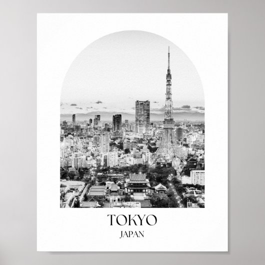 Tokyo Japan Arch fotoprint Poster (Voorkant)