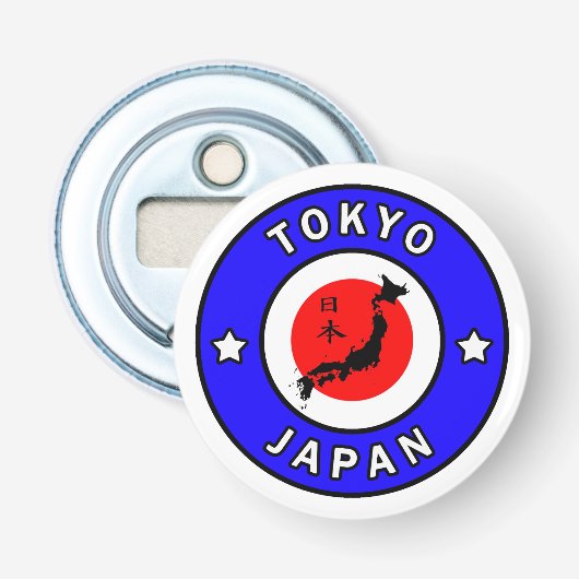 Tokyo Japan Button Flesopener (Voorkant)