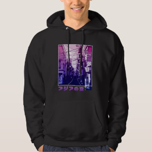 Tokyo Japan Esthetische Vaporwave Japans 90s Stree Hoodie