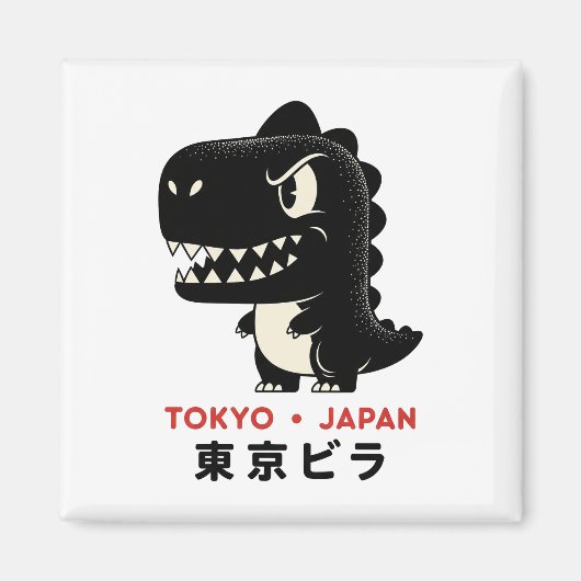 TOKYO JAPAN GODZILLA MAGNET (Devant)