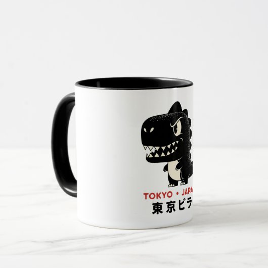 TOKYO JAPAN GODZILLA MUG MOK (Voorkant links)