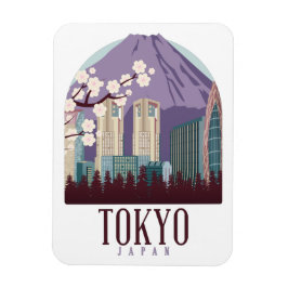 Tokyo Japan Japan Vintage Travel Magneet