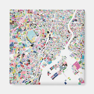Tokyo Japan Map Magneet