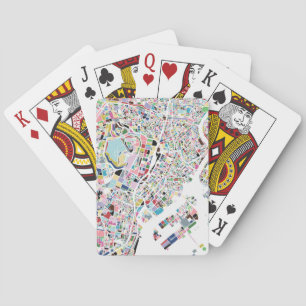 Tokyo Japan Map Pokerkaarten