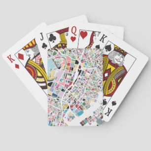 Tokyo Japan Map Pokerkaarten