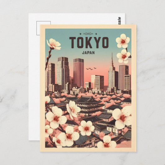 Tokyo Japan reizen  geschenken Briefkaart (Voorkant / Achterkant)
