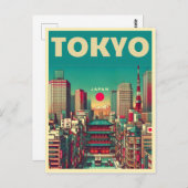 Tokyo Japan reizen  geschenken Briefkaart (Voorkant / Achterkant)
