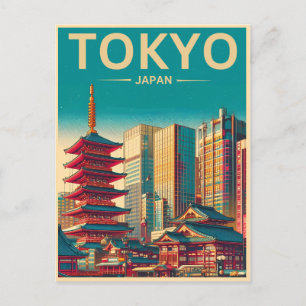 Tokyo Japan reizen  geschenken Briefkaart