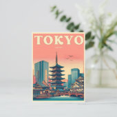 Tokyo Japan reizen  geschenken Briefkaart (Staand voorkant)