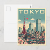 Tokyo Japan reizen geschenken Briefkaart (Voorkant / Achterkant)