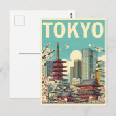 Tokyo Japan reizen geschenken Briefkaart (Voorkant / Achterkant)