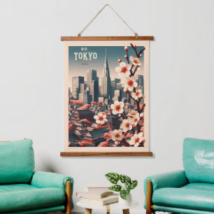 Tokyo Japan reizen geschenken Hangend Wandkleed
