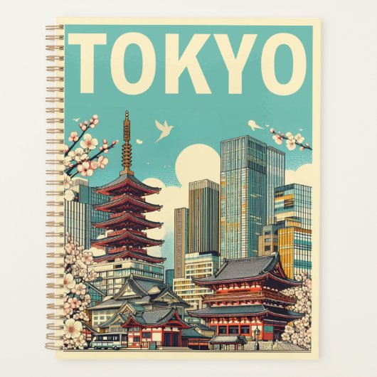 Tokyo Japan reizen  geschenken Planner (Voorkant)