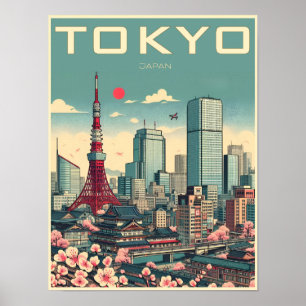 Tokyo Japan reizen  geschenken Poster