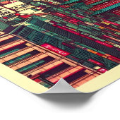 Tokyo Japan reizen geschenken Poster (Hoek)