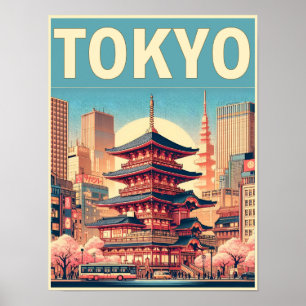 Tokyo Japan reizen  geschenken Poster