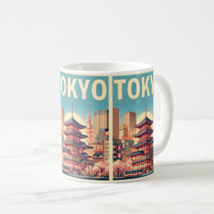 Tokyo Japan reizen  magnitic card geschenken Koffiemok