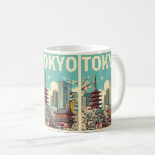 Tokyo Japan reizen  magnitic card geschenken Koffiemok