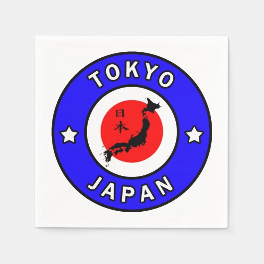 Tokyo Japan Servet (Voorkant)