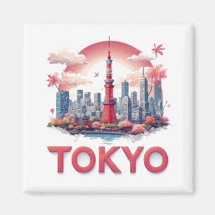 Tokyo Japan Stad Reis Cadeau Herinnering 🗺️ Magneet