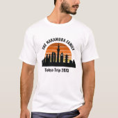 Tokyo Japan Sunset Custom Vacation T-shirt (Voorkant)