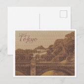 TOKYO JAPAN VINTAGE BRIEFKAART (Voorkant / Achterkant)