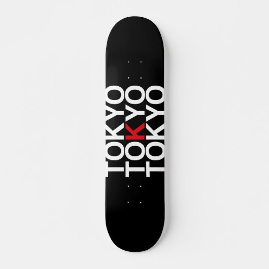 TOKYO Japanse vlag Skateboard (Voorkant)