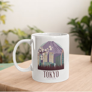 Tokyo Japon Japon Vintage voyage café Mug
