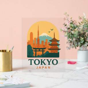 Tokyo Japon Souvenir de Voyage Minimaliste Moderne