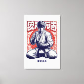 Tokyo Karate Canvas Afdruk (Voorkant)