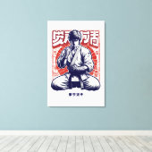 Tokyo Karate Canvas Afdruk (Insitu (Houten vloer))