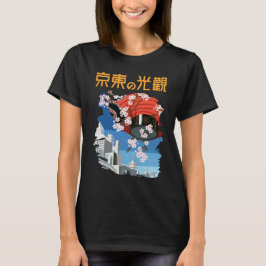 Tokyo Kersenbloesem Roze Reis T-Shirt