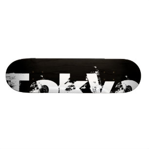 Tokyo - Koel stedenstijl in zwart en wit Skateboard