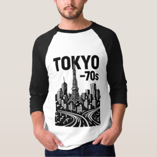Tokyo—les années 70 T-shirt Art rétro   Japon vint