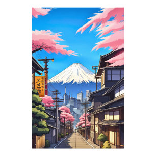 Tokyo Mt Fuji Foto Afdruk