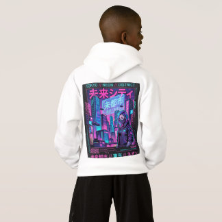 Tokyo Neon Nights Grafische Oversized Sweater