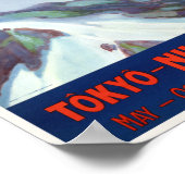 Tokyo - Nihon Alps - Toyama Japon Poster vintage (Coin)