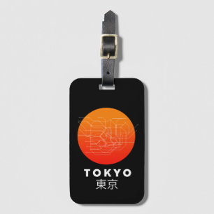 TOKYO ORANJE SUBWAY ART BAGAGELABEL