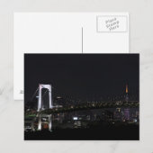 Tokyo par carte postale de nuit (Devant / Derrière)