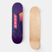 Tokyo Retro-Style Skateboard (Recto)