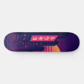 Tokyo Retro-Style Skateboard (Horz)