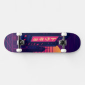 Tokyo Retro-Style Skateboard (Horz)