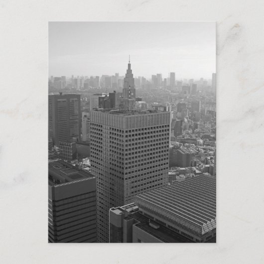 Tokyo skyline briefkaart (Voorkant)