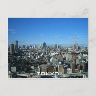 Tokyo skyline briefkaart