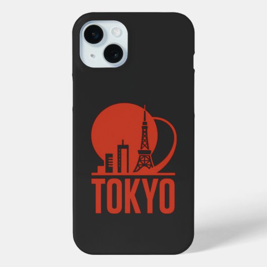 Tokyo Skyline Circle Design Case-Mate iPhone Case (Achterkant)