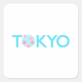 Tokyo Square Sticker