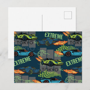 Tokyo Straatracen Patroon Briefkaart